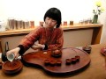 Tea scholar Didi Liu demonstrating Chinese Gong Fu tea ceremony