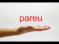 How to Pronounce pareu - American English