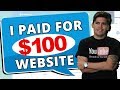 I Purchased A $100 Website Fiverr Gig, This is What I Got 😱