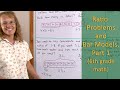 Word problems involving ratios - solved with bar models (part 1)