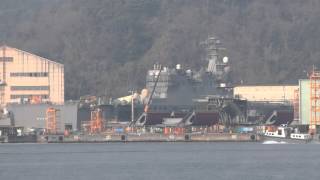 M160128 海上自衛隊舞鶴基地 ミサイル艇『はやぶさ』 入港