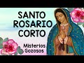 Santo Rosario Corto de HOY SABADO 🌷 Misterios Gozosos 🌷 Santo Rosario a Virgen de Guadalupe 💖
