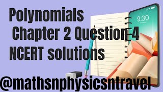 Details Polynomials NCERT Class 10 chapter 2 Question 4| Division algorithm for Polynomials | #cbseclass10 News