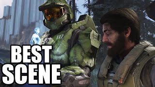 Halo Infinite - Best Scene - Emotional Master Chief And Pilot Moment