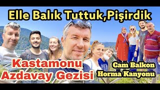WE CATCHED FISH AND COOKED BY HANDS | Azdavay, Kastamonu Trip