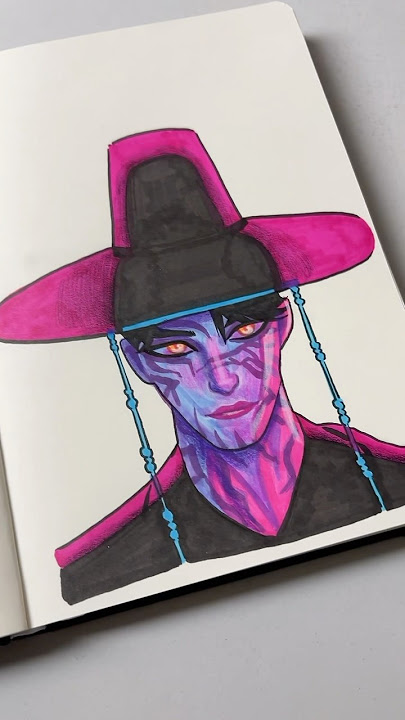 jinu demon form #kpopdemonhunters #jinu #sajaboys #netflix #drawing