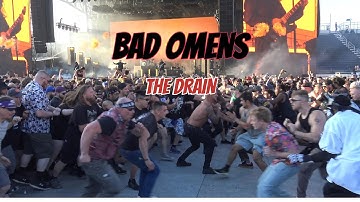 Bad Omens - THE DRAIN - MOSH PIT - Sonic Temple Festival 2025 - FULL SONG - CROWD SURFING
