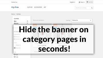 PrestaShop - Hide the banner on category pages with MultiBox