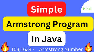 Java Armstrong number program | Armstrong number in java | Armstrong number example