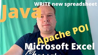 Apache POI Write a Microsoft Excel Spreadsheet from a Java program