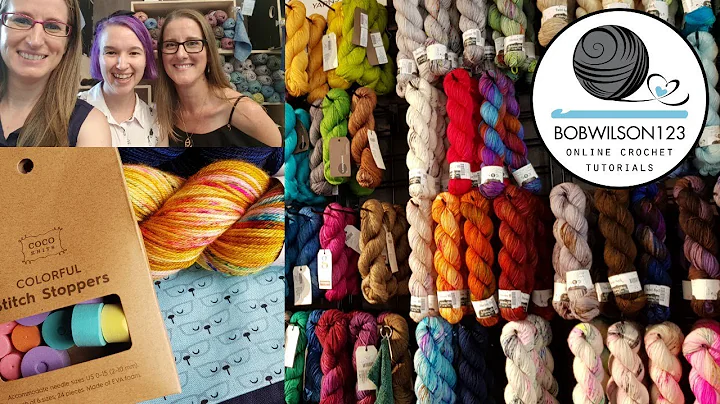 Skein sisters visit - yarn, lessons and new friends