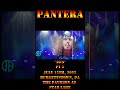 Pantera - July 15th, 2025 - Burgettstown, PA - 10's pt 2 #pantera #short #shorts #live #video #rock