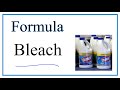 Sodium Hypochlorite and Its Properties
