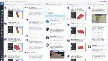 Tweetdeck Lists: Organizing your Search for Weather Reports