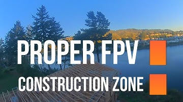 Armattan Gecko 3" Epic flight through Construction Zone on the river!