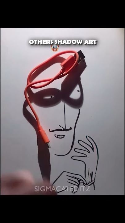 Crazy Shadow Art 💀 #troll #trollface #edit #fyp #skulledit