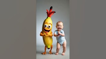 Thumbnail of Chicken Banana Song. funny Short Video #shorts