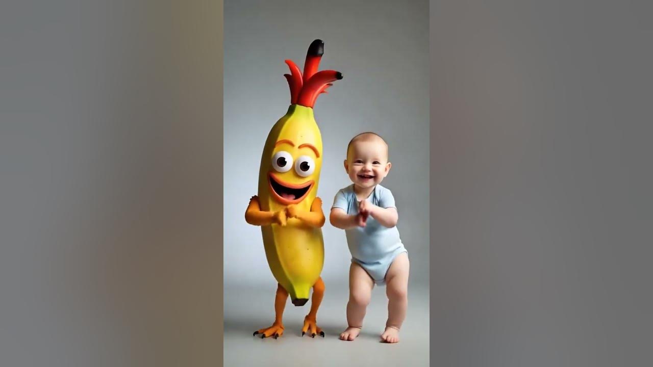 Chicken Banana Song. funny Short Video #shorts