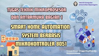 Tugas Tma Bagian 1 Smart Home Automation System Berbasis Mikrokontroler 8051