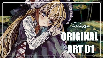 [TIMELAPSE] Painting Water Lily on iPad + Procreate 🌿✨
