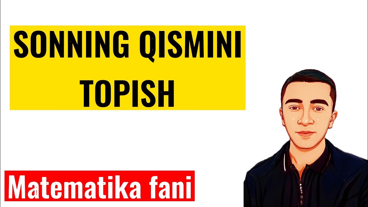 Sonning qismini topish