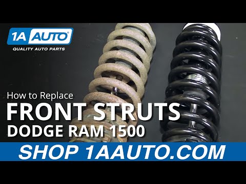 How to Install Replace Front Spring Assembly 2006-08 Dodge Ram 1500 BUY QUALITY PARTS AT 1AAUTO.COM