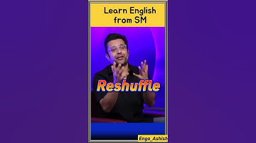 R- Reshuffle meaning in hindi with tricks.Learn English from Sandeep Maheshwari #vocabulary