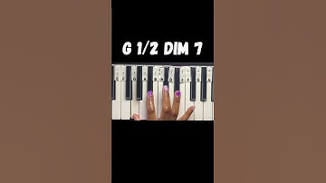 Set your Goal to Learn the G 1/2 Dim 7 Chord