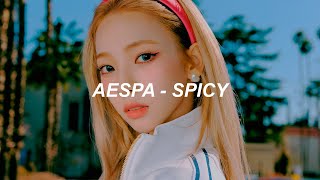 aespa 에스파 &#39;Spicy&#39; Easy Lyrics