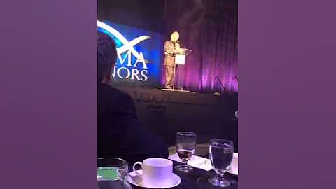 The Grace Church Choir sings & Bill Gaither inducting Mark Lowry into The Gospel Music Hall Of Fame