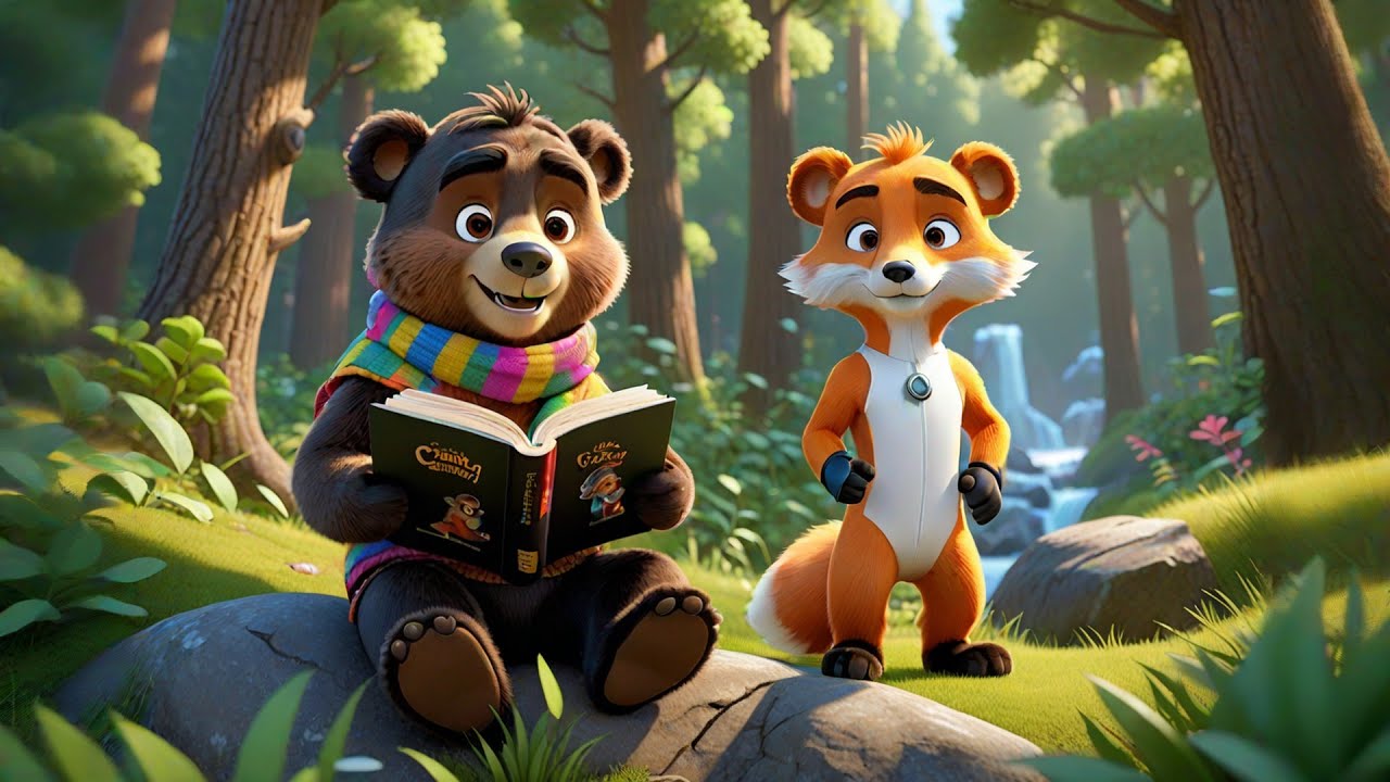 Bobby Bear Reads a Book | Fun Learning Song for Kids | Preschool Rhymes & Reading Skills