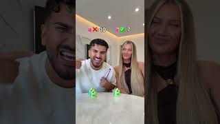 Ein Glück 🍀🤣 #selinaundharoon #couple #spiel #beziehung # #humor