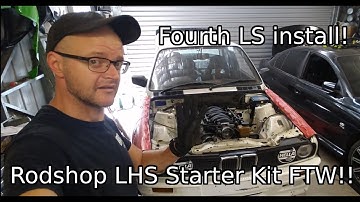 BMW E30 LS1 & T56 swap project: Ep 7 Castlemaine Rodshop LHS Starter conversion install!