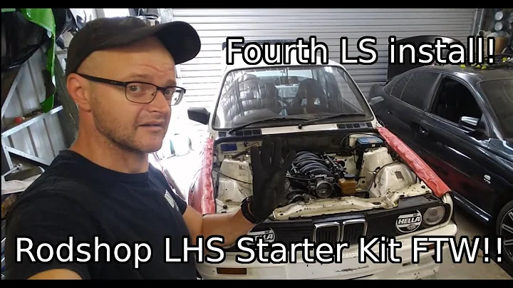 BMW E30 LS1 & T56 swap project: Ep 7 Castlemaine Rodshop LHS Starter conversion install!