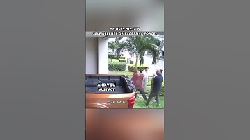 He Uses His Gun - Self Defense Or Excessive Force? #shorts
