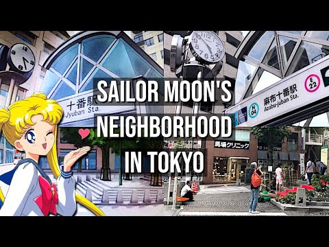 Real-Life Locations of Sailor Moon in Azabu-Juban, Tokyo!  | JAPAN LIVE STREAMS 2024