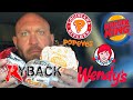 Popeyes VS Wendys VS Burger King Spicy Chicken Sandwich Food Mukbang Review Ryback TV