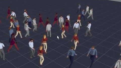 Experiment-based Modeling, Simulation and Validation of Interactions between Virtual Walkers
