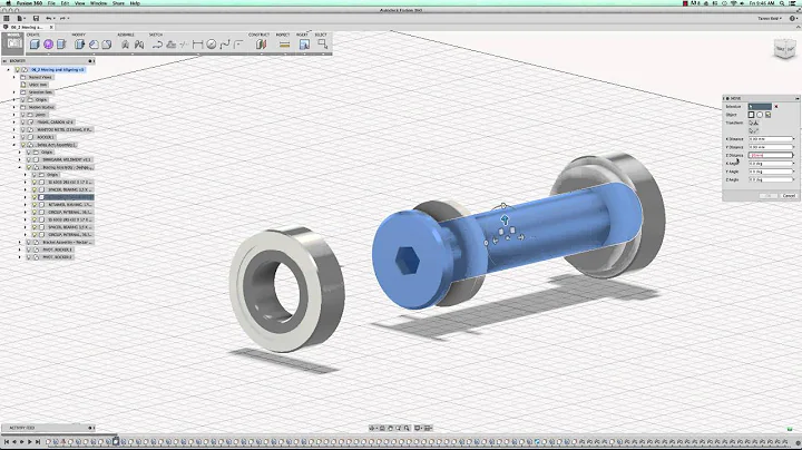 Autodesk Fusion 360 | How to Move and Align Components