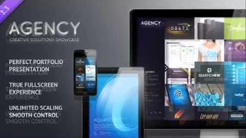 Agency - Fullscreen Portfolio WordPress Theme