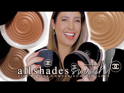 ALL CHANEL LES BEIGES CREAM BRONZERS ! FACE SWATCHES + SIDE BY SIDE  COMPARISONS ALL SHADES! 