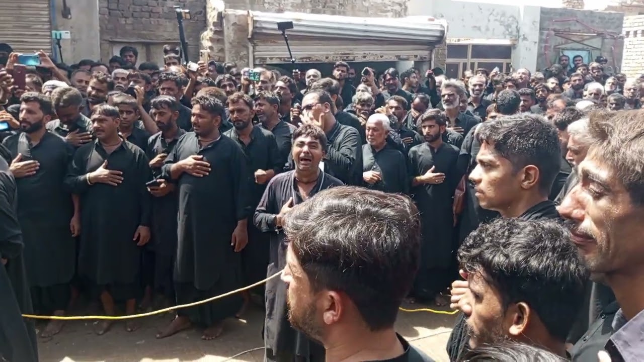 Hussaini Kaflo Bhit shah Sindh azadari 15 safar 1446 2024 Azadari Ya Hussain as