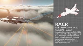 Raytheon - F-16 Fighter Upgraded AESA RACR Radar Combat Simulation [1080p]