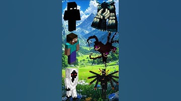 Team Herobrine vs Every Mob 🔥💯