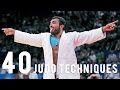 40 Judo Techniques in 5 mn with the Superstars