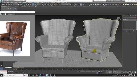 3DsMax Tutorials, Learn 3D Modeling a Single Seater Couch from Scratch in 3dsmax.