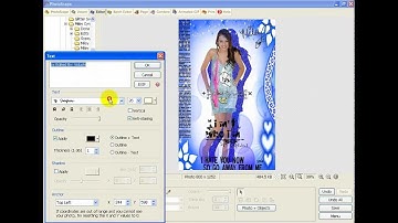 How to make a Glitter Silhouette in Photoscape: Tutorial by Vidushi