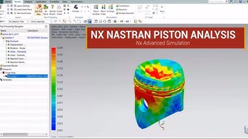 NX Nastran Piston Analysis and Report | Advanced Simulation