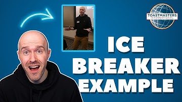 Toastmasters ICE BREAKER Example