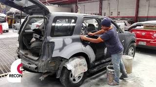 VIDEO VEHICULO FORD SCAPE CHOQUE Y PINTURA TOTAL